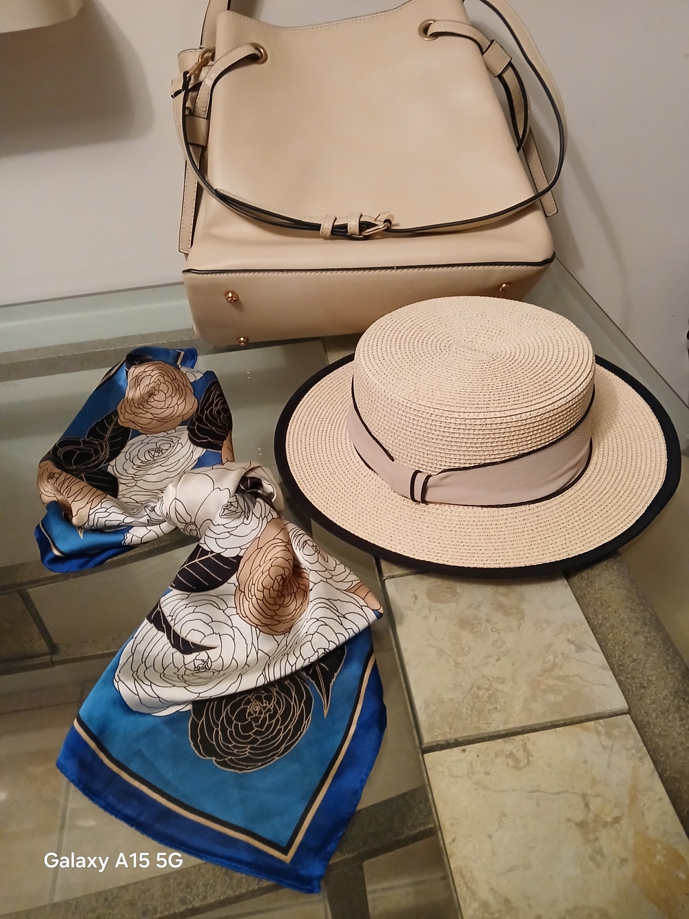 Neutral Beige Leather-Look Tote Bag - Women's Everyday Tote